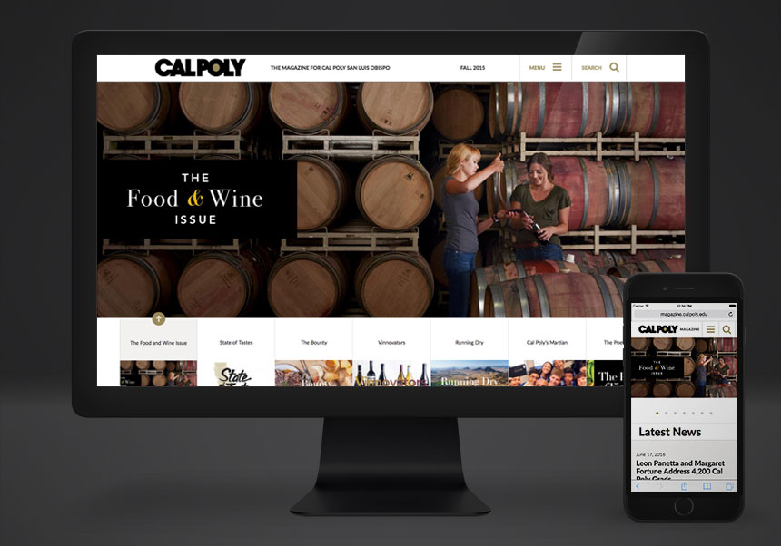 Cal Poly Magazine Website