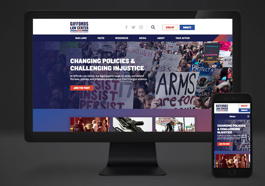 Giffords Law Center to Prevent Gun Violence Website