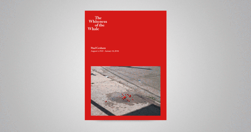 Paul Graham Exhibition Brochure